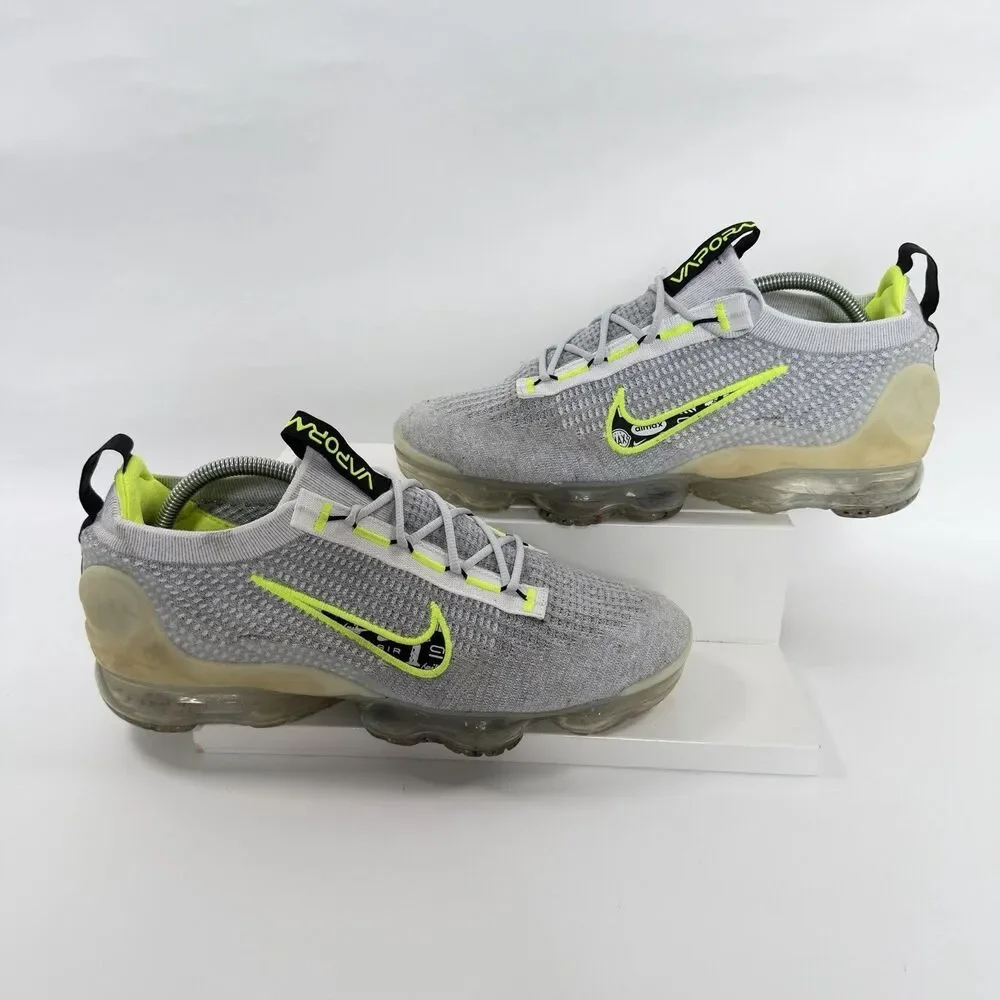 Nike Air Vapormax 2021 FK Shoes Men's Flyknit DH4085-001 Wolf Gray Size 10.5